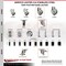Service Caster 4 Inch 316SS Gray Poly Swivel 1-3/8 Inch Expanding Stem Caster Lock Brake SCC SCC-SS316TTLEX20S414-PPUB-138 - alternate 4
